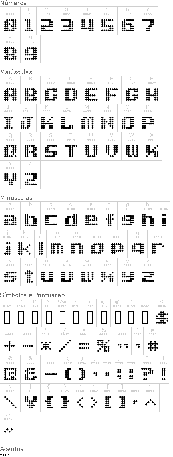 Dot Font