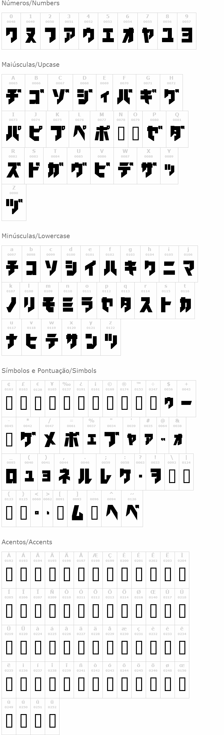 Iron Katakana