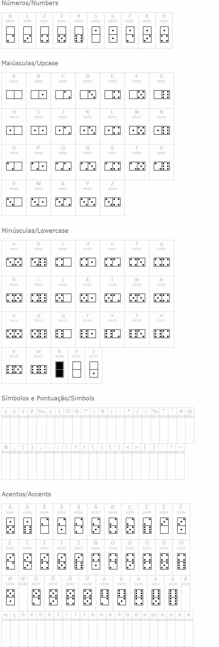 White Dominoes